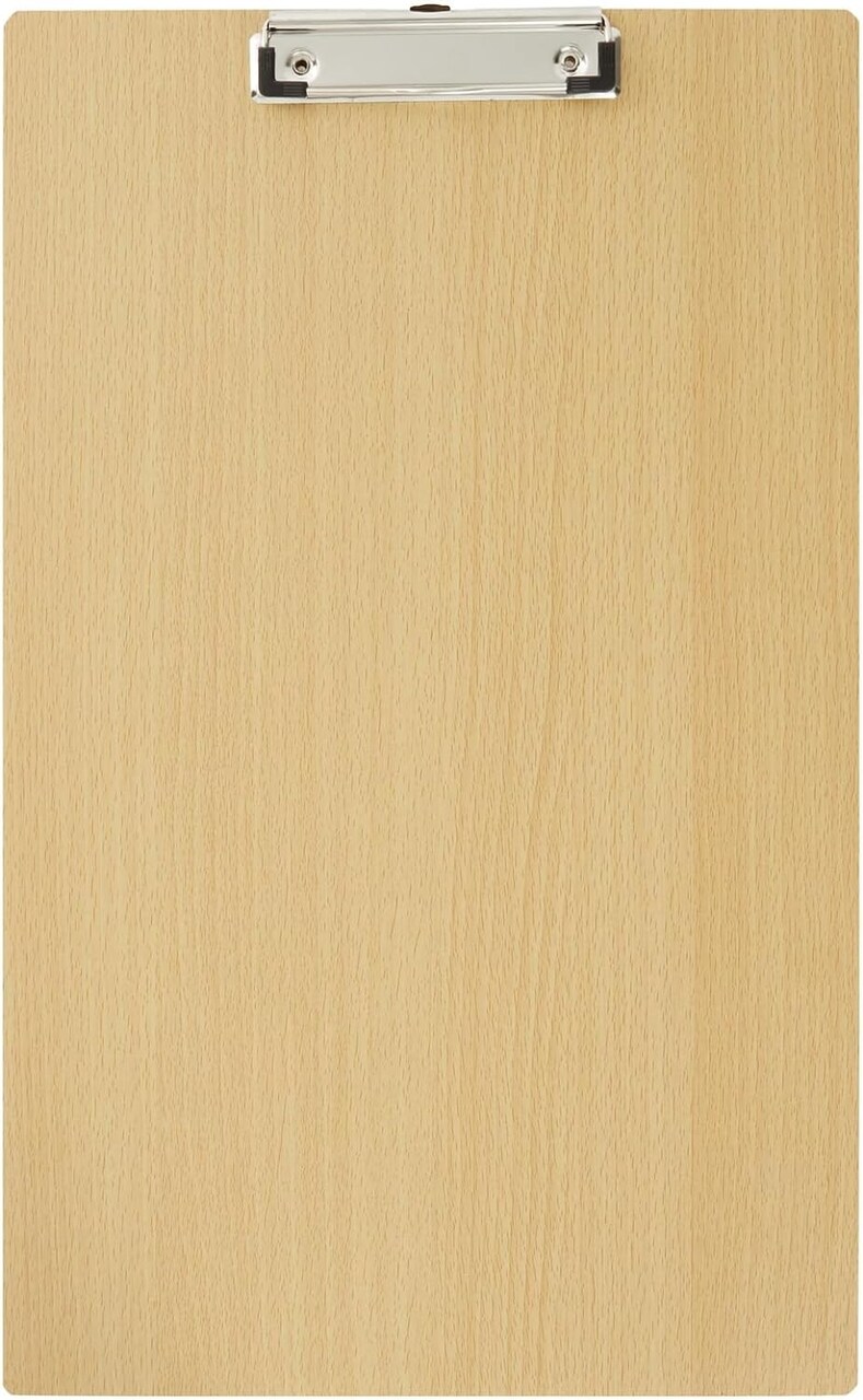 Extra Large 11x17 Clipboard with Low-Profile Clip - Wooden Vertical Long Clip Board - Office Clipboard Wood - Office Supplies